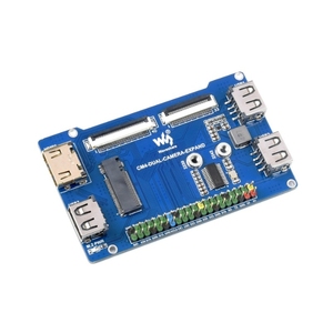 Binocular <strong>Camera</strong> Base Board Designed for <strong>Raspberry</strong> <strong>Pi</strong> Compute Module 4, Optional <strong>Interface</strong> Expander - Product Image 3