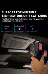 Meilleure vente YXI80 Imageur thermique portable 80x62 25Hz WiFi en temps réel pour HVAC & Roof Scan Thermomètre infrarouge Pistolet - Product Image 3