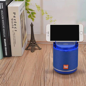 TG518 Mini BT5.0 Clear Speaker con supporto per telefono portatile cassa acustica in tessuto per dispositivi mobili - Product Image 3