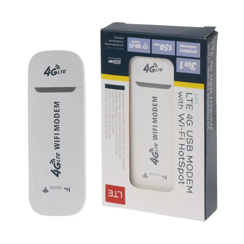 4G LTE USB-модем сетевой адаптер с точкой доступа Wi-Fi SIM-карта 4G беспроводной USB-модем роутер для Win XP Vista 7