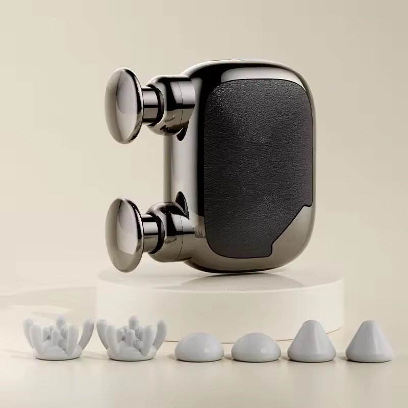 lc011-noir-3 vitesses contrôle de fréquence variable-3 massage en silicone