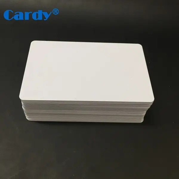 Fabriek Productie Hete Verkoop Hoge Kwaliteit Afdrukbare Witte Plastic Pvc Blanco Kaart Inkjet Id Kaart