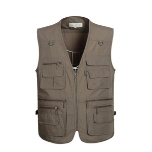 Großhandel Custom Large Size Herren Fotograf Angeln Mehr Taschen weste