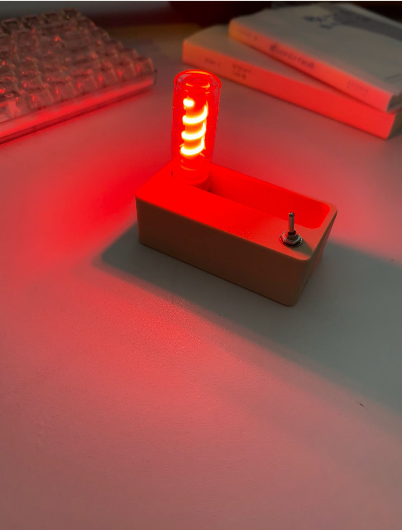 Red light bulb