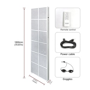 Home Use Enhanced Wellbeing <strong>LED</strong> Infrared Panel Red Light Therapy Device Standing Type for Face Body Pain Relief US AU EU Plug - Product Image 4
