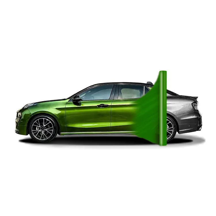 2024 di vendita calda di colore protettivo di colore Gloss metallizzato pellicola di curvatura del vinile per la carrozzeria della vettura