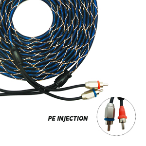 Cao cấp độ trung thực chất lượng Hifi mạ vàng 2 RCA cáp âm thanh đồng nguyên chất kabel AV cavo - Product Image 4