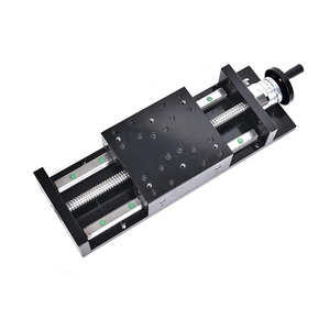 High Load HeavySteel Plate Slide <strong>Table</strong> Module SFU2010/SFU2005 <strong>XY</strong> <strong>Axis</strong> <strong>CNC</strong> 160MM Wide With Handwheel Mobile Worktable - Product Image 1