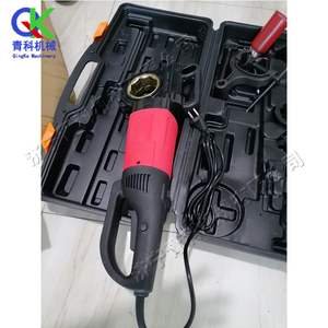 Máquina elétrica portátil de rosca de rosca, máquina de rosqueamento com chave elétrica