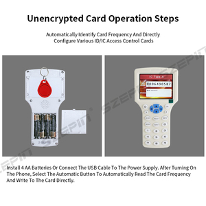 Lector de tarjetas Rfid reescribible de 125Khz, máquina de clonación, duplicador de etiquetas de tarjeta de Control de acceso - Product Image 6