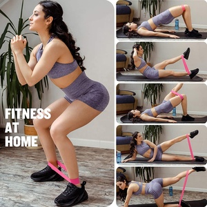 Logotipo personalizado Hip Gym Resistência Fitness Exercício <span class=keywords><strong>Loop</strong></span> Bandas Booty Band Bandas De Resistência De Látex