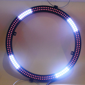 15 дюймов DMX светодиодные пиксельные кольца 240 светодиоды 60 пикселей RGB Изменение цвета программируемый светодиодный сценический свет для ночного клуба Бар украшения