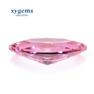 מפעל xygems הסיטונאי 3a ורוד ורוד מעוקב צירקוניה בגדלים שונים 1.5x3 מ "מ עד 5 x10mm חום מטופל