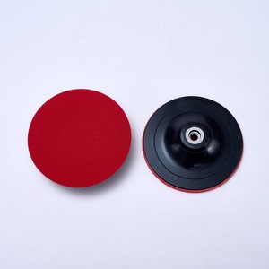 थ्रेड थोक सैंडिंग डिस्क पेपर पैड धारक गोल हुक और लूप बैक पैड कार पॉलिशिंग पैड - Product Image 2