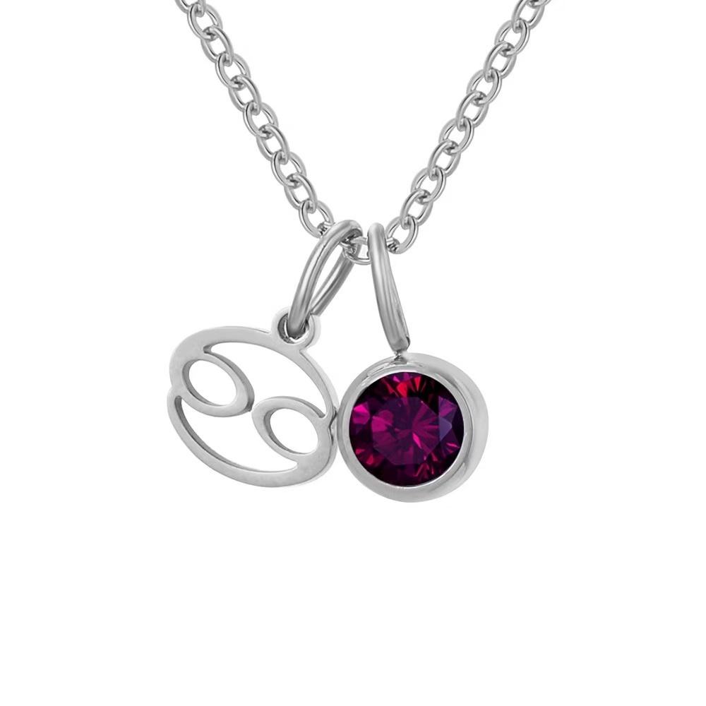 Cáncer, color plata.