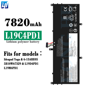 סוללה מחשב נייד l19c4pd1 l19d4pd1 l19d4pd1 סוללה עבור Lenovo יוגה <span class=keywords><strong>c640</strong></span> 13 <span class=keywords><strong>c640</strong></span> 13 מחשב נייד 5b10u65275 sb10w67395 sb10w67395