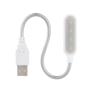 Гибкая яркая Милая Мини-лампа для чтения с 4 светодиодами, USB, компьютерная лампа, лампа для чтения для ноутбука, компьютера, компьютера, для студентов и работников - Product Image 2
