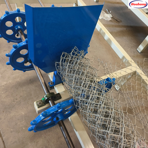Steel Wire Chain Link Fence <strong>Netting</strong> <strong>Machine</strong> <strong>Automatic</strong> Wire Mesh Weaving Line