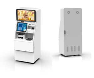 Kiosk nhà sản xuất ngân hàng ATM kiosk Màn hình kép kiểm tra tiền mặt tiền gửi kiosk với lưu ý Dispenser A4 máy in hộ chiếu máy quét - Product Image 2
