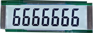 Alto contraste personalizado 50 70 pines 3 4 6 8 dígitos 40 pines pantalla Lcd 7 segmentos 4 dígitos Módulo de placa de Panel Lcd para dispensador de combustible - Product Image 3