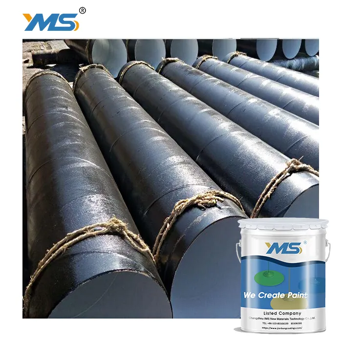 YMS Coatings อีพ็อกซี่บิทูเมนไพรเมอร์ใช้สําหรับฐานกังหันถังน้ํามันดิบเบนซินและสระบําบัดน้ําเสีย