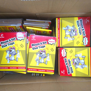 Toptan fare yakalayıcı ped kağıt sıçan yapışkan tuzak kitap tutkal kurulu fareler sticker kemirgen itici fare tutkal tuzağı - Product Image 6