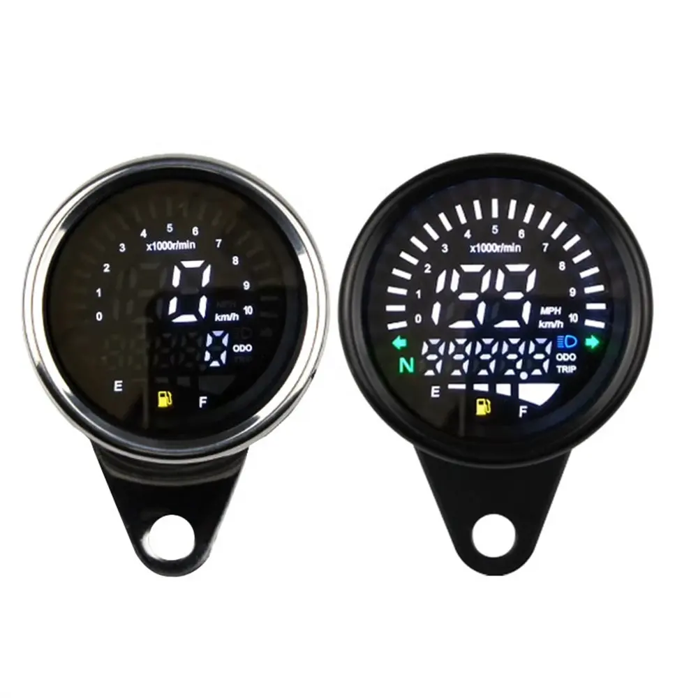 Odómetro Digital Universal, tacómetro, velocímetro para motocicleta CD70 CG125