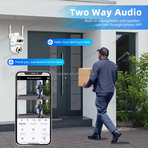 Hongnaer กล้องวงจรปิด8MP ไร้สาย4G สำหรับบ้านระบบ WIFI 4K 4G, กล้องวงจรปิดสำหรับ360กลางแจ้ง - Product Image 5