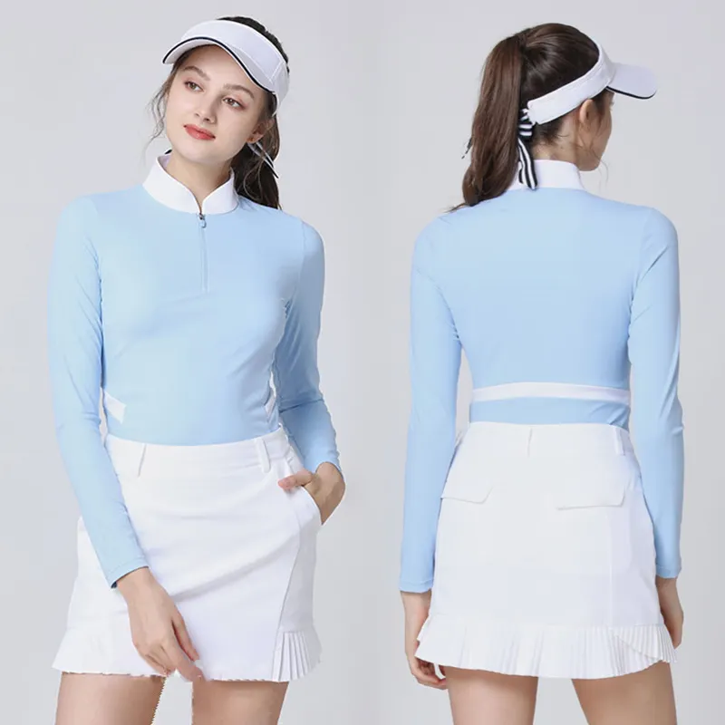 Conjunto de ropa de Golf para mujer, diseño personalizado, Polo, camisa de Golf para mujer