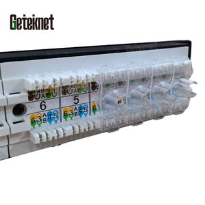 GETEKnet <strong>network</strong> 24 port <strong>patch</strong> <strong>panel</strong> 19inch 1U <strong>patch</strong> <strong>panel</strong> cat6a RJ45 socket 8P8C cat 6a lan <strong>patch</strong> <strong>panel</strong> - Product Image 5