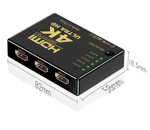 4K 5x1 HDTV Switcher <strong>5</strong> Port HD Video Switcher Adapter with <strong>5</strong> <strong>Input</strong> <strong>1</strong> <strong>Output</strong> Port for Xbox PS4 DVD PC &amp; HDTV Hub - Product Image 5