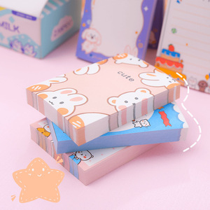 可爱卡哇伊不干胶便签纸便签垫文具定制便签 - Product Image 2