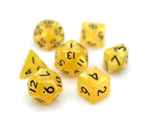 HS 10mm มินิหลายเหลี่ยม RPG ชุดลูกเต๋า D4-D20 DND บอร์ดเกมไม้อะคริลิคโลหะสำหรับเล่นบทบาทเล็ก - Product Image 3