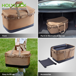 Özel termal kamp tote çanta yalıtımlı piknik şarap öğle soğutucu çanta piknik seyahat için - Product Image 4