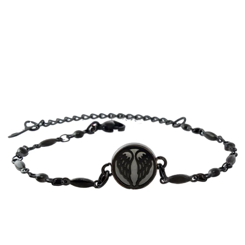 Brazalete personalizado de acero inoxidable con forma de corazón roto para mujer, accesorio de joyería, pulseras ajustables para mujer para regalo