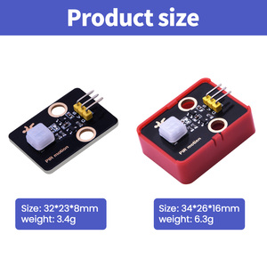Keyestudio Sensor de Movimiento Digital Pir Compatible con Bloques de Construcción
