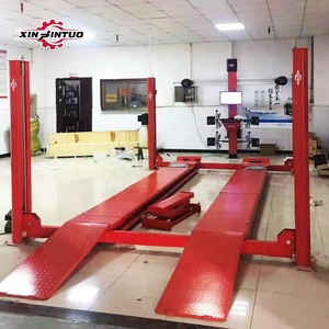 Xinjintuo otobüs rampası kaldırma ağır kaldırma hidrolik 4 Post araç lifti araç park sistemi araç rampası - Product Image 4