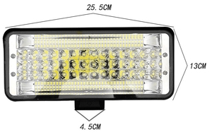 ส่งออกข้ามชายแดนสำหรับรถยนต์และรถบรรทุกไฟหน้า LED ที่มีมุมมองกว้างสำหรับงานสี่เหลี่ยมสามถึงห้านิ้วและไฟถอยหลัง