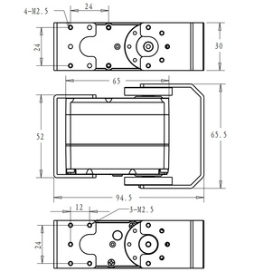 <strong>Robot</strong> <strong>Digital</strong> <strong>Servo</strong> RDS5160 60KG RDS5180 80KG 7.4V Waterproof <strong>Servo</strong> Dual Axis With U Mounting Bracket for RC Robotic
