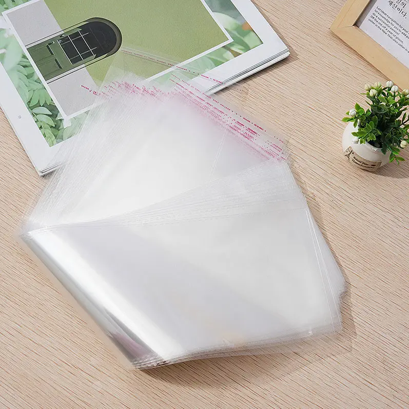 Custom Opp Polybag Clear Self-adhesive Plastic Packaging Bags Cellophane Bags for Candy