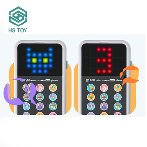 HS Toy Led Colorful Smart <strong>Programming</strong> Button Touch and Slide Baby Cell Mobile Phone Musical Toys for Kids - Product Image 5