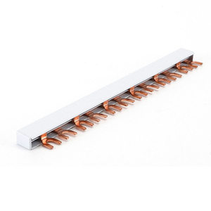 <strong>Busbar</strong> Terminal <strong>U</strong>-<strong>type</strong> 2P Bus bar Copper Terminal Copper Brass Terminal Block 63A FORK <strong>Type</strong> <strong>Busbar</strong> - Product Image 1