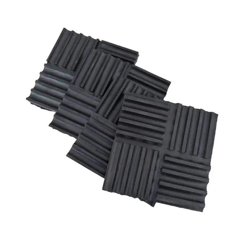 Air conditioning shock absorbing wear-resistant rubber block ground cushion high voltage insulation rubber cushion