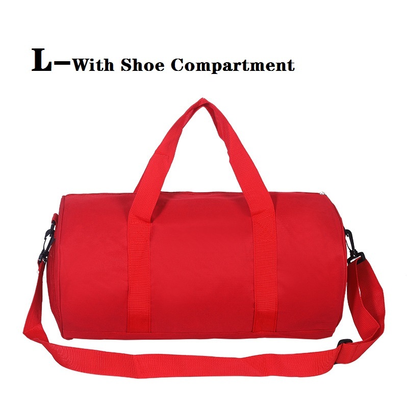Red-L-With Shoe Compartment