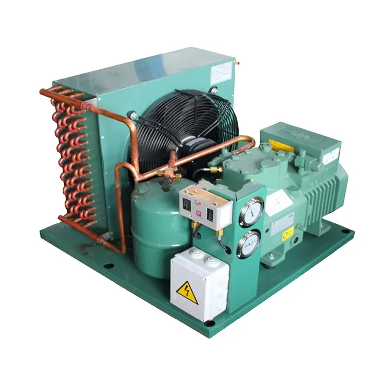 Fábrica 3hp 5hp 6hp 10hp alemanha compressor refrigerado a ar unidade de condensamento para o sistema de resfriamento da refrigeração