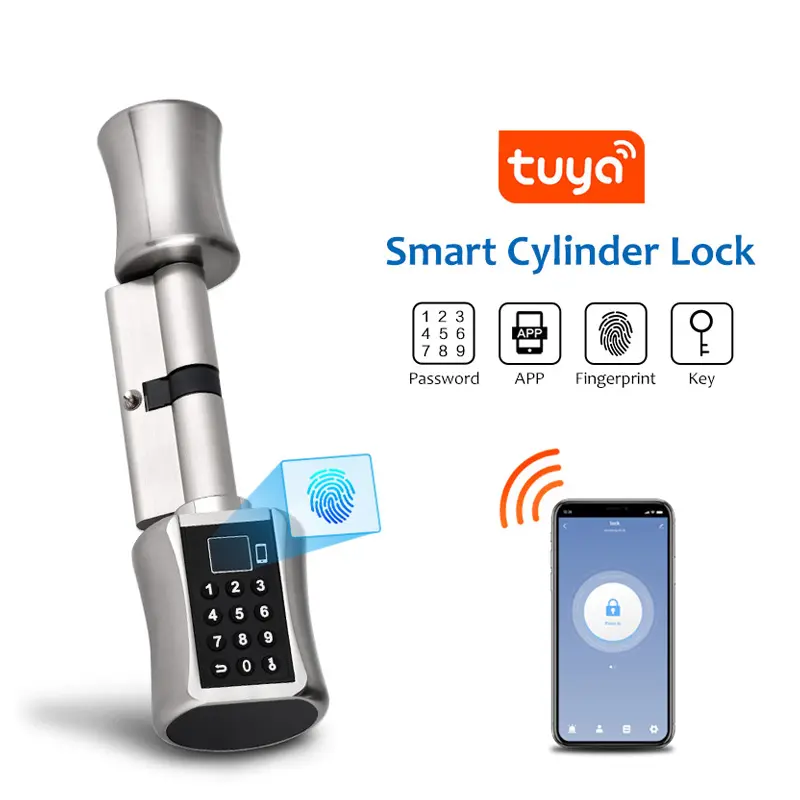 Tuya Smart Mobile App WIFI APP Scanner biometrico per impronte digitali serratura senza chiave