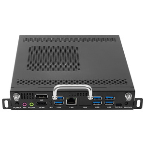 האחרון כפול RJ45 DDR4 Ram H110 I7 I5 I3 Quad-Core מעבד תעשייתי משובץ Ops האם מיני מחשב