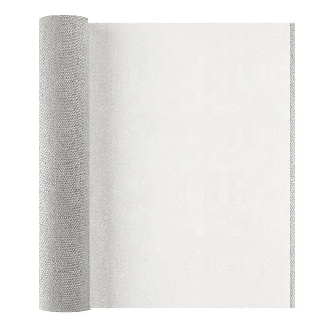 Rotolo di tela per pittura non adescato largo 86.6 ''/220cm di trama ruvida durevole perfetta