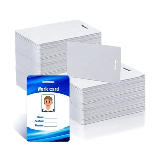 Низкая Цена RFID/NFC смарт-пустые ПВХ карты белый ISO 7810 пластиковые удостоверения личности - Product Image 5