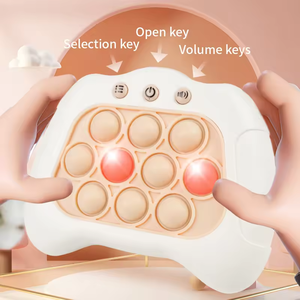 2025 New Quick Pop <strong>Light</strong> <strong>up</strong> Console Game Fast Push <strong>It</strong> Fidget Toy Quick Push Bubble Pop for Kids Breakthrough Puzzle Game Machine - Product Image 4